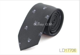 Corbata Calavera de Poliéster para Fiesta de Halloween - Image 11
