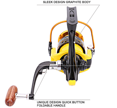 Carrete de Pesca Metálico King - Profesional y Duradero - Image 3