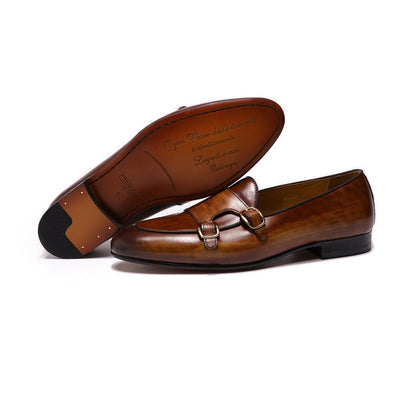 Zapatos de Cuero para Hombre con Doble Hebilla - Piel Genuina Premium - Image 12