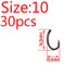 Size 8 Q 30 Pieces
