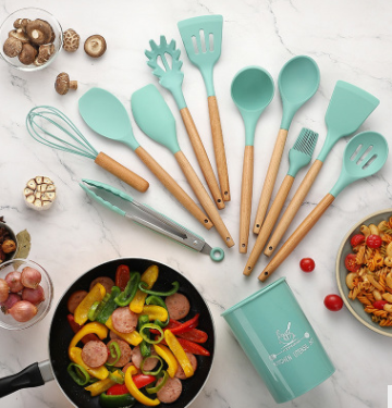 Set de Utensilios de Cocina en Silicona Resistente al Calor - Antiadherente y Duradero - Image 16