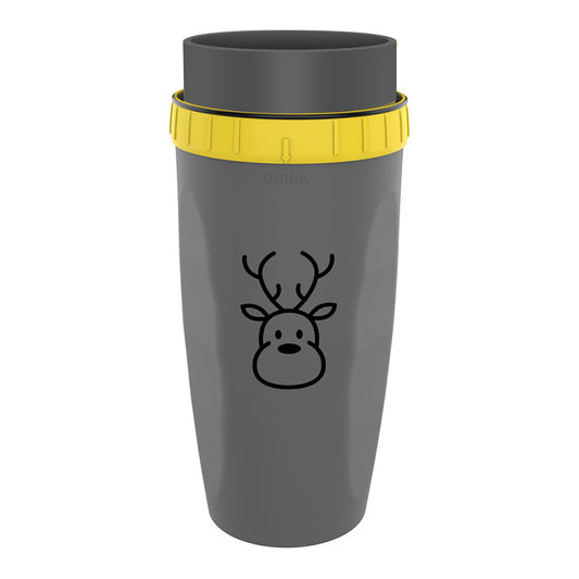Taza Retro Destapada con Diseño Trenzado