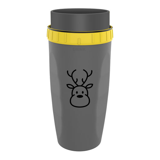Taza Retro Destapada con Diseño Trenzado