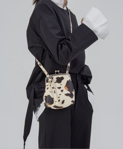 Bolsa Mensajera Portátil Vaca Linda para Mujer - Image 3