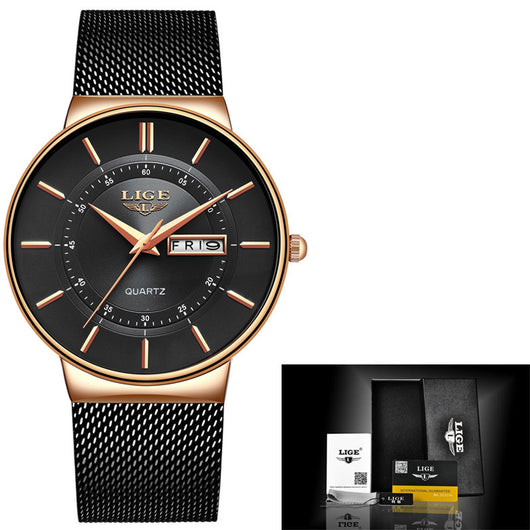 Reloj para hombre con malla metálica - Image 26