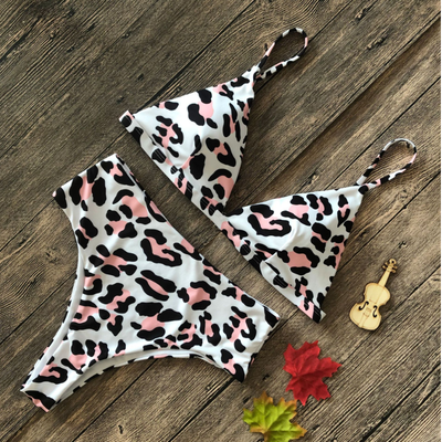Bikini de Cintura Alta Estampado Leopardo y Serpiente - Diseño Explosivo y Sensual - Image 6