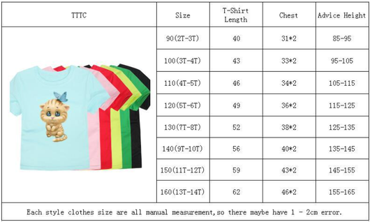Playera Infantil con Estampado de Animales por Transferencia de Calor - Image 13
