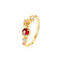 Anillo de Granate Natural