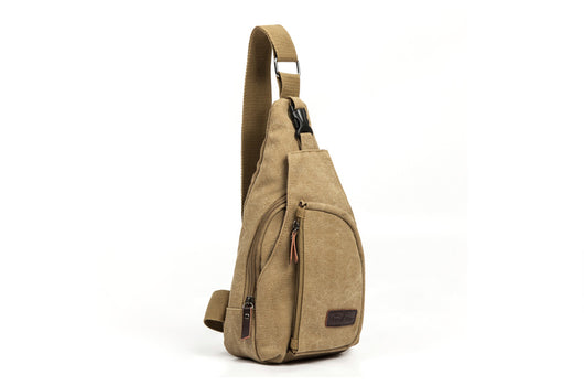 Bolsa Bandolera de Lona para Hombre - Mochila Pecho Casual - Image 4
