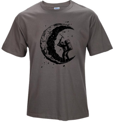Playera Casual Hombre Estampado Luna - Cómoda y Versátil - Image 11