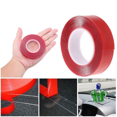 Cinta Adhesiva Doble Cara Espuma Acrílica Transparente para Auto - Image 6