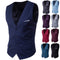 Chaleco Formal Slim Fit para Hombre - Talla Grande sin Mangas