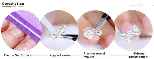 Joyas Metálicas para Uñas - Parches Decorativos - Image 21