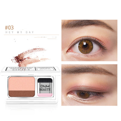 Paleta de Sombras Bicolor con Brillo Waterproof LAIKOU - Image 5