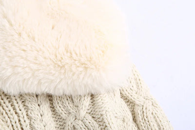 Cardigan Tejido Suave con Cuello de Pelaje - Chaqueta Acogedora - Image 10