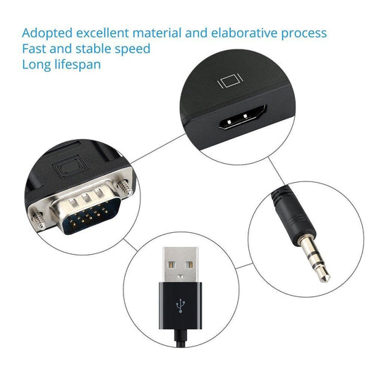 Cable de Audio Auxiliar Profesional para Laptop y Monitor - Image 11