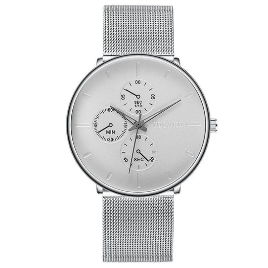 Reloj para hombre con correa de malla ultradelgada - Image 5