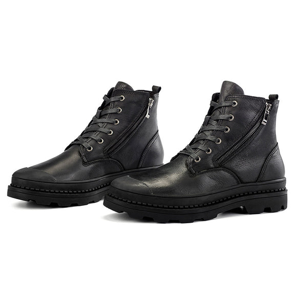 Botas Martin de Cuero para Hombre con Forro Térmico y Suela Antideslizante
