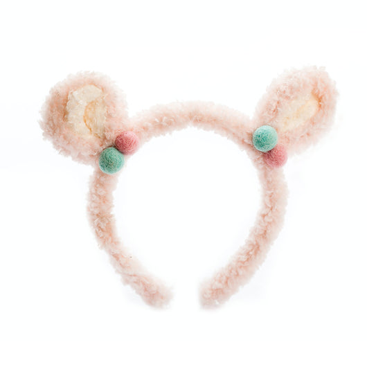 Diadema con orejas de peluche - Image 5