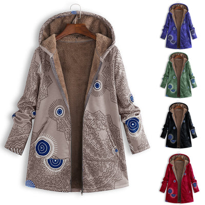 Chaqueta Térmica Acolchada con Capucha - Abrigo Mujer Invierno Europeo