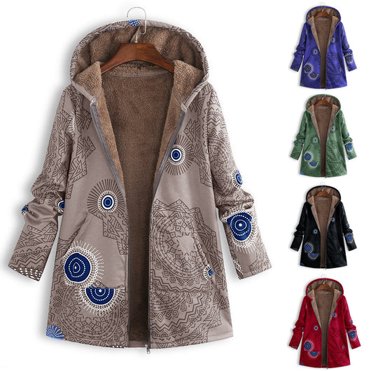 Chaqueta Térmica Acolchada con Capucha - Abrigo Mujer Invierno Europeo