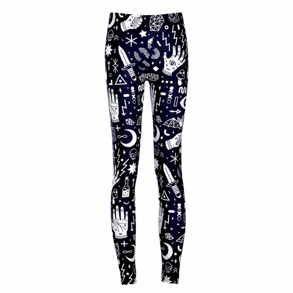 Leggings de Compresión con Estampado Digital para Mujer