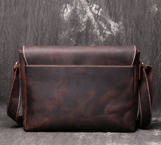 Bolso Bandolera Vintage Artesanal para Hombre - Image 6