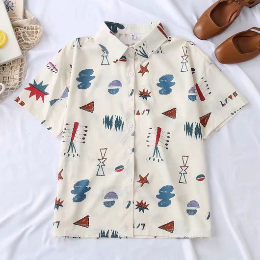 Camisa Estampada de Manga Corta - Image 5