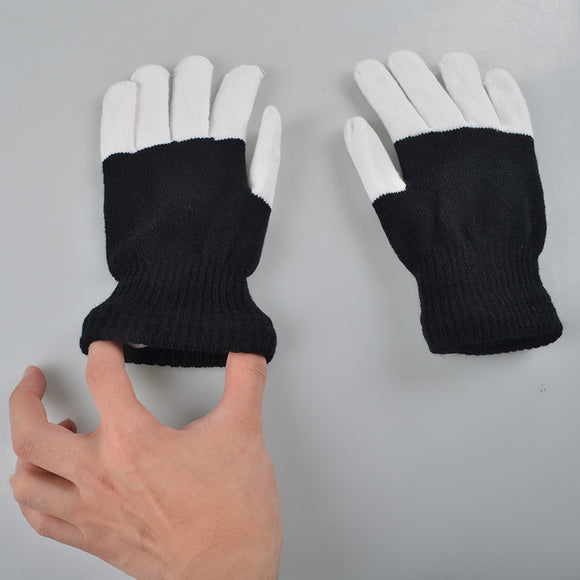 Guantes LED Arcoíris Luminosos