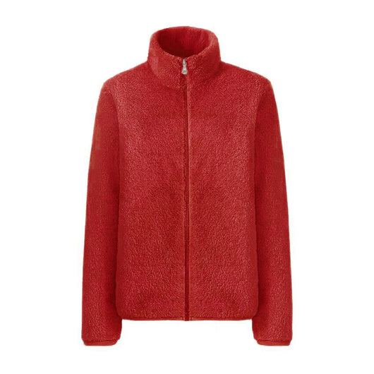Abrigo de Invierno con Cuello Alto y Forro Polar Reversible Coral Cashmere - Image 5