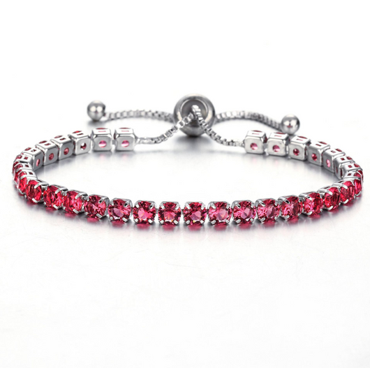 Pulsera de Cristal con Deslizador Ajustable - Joyería Chapada en Oro para Mujer - Image 18