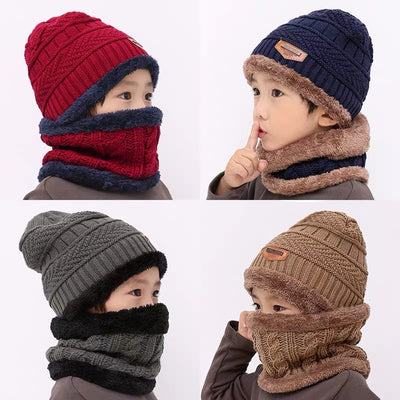 Gorro Tejido Cálido para Niños