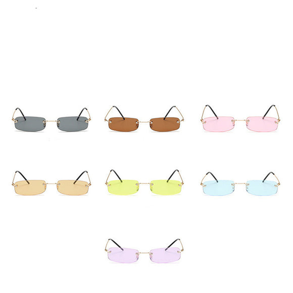 Gafas de Sol Minimalistas sin Marco para Mujer