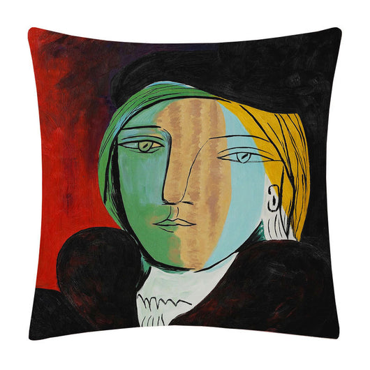 Funda de Almohada con Diseño Cartoon Pintado - Image 6