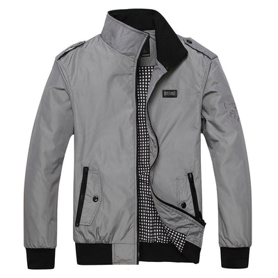 Abrigo Casual Ejecutivo para Hombre Talla Grande - Chaqueta Cortavientos Suelta y Cómoda