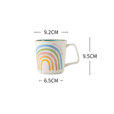 Taza de Cerámica Creativa para Oficina - Diseño Verano Mujer - Image 3