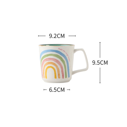 Taza de Cerámica Creativa para Oficina - Diseño Verano Mujer - Image 3