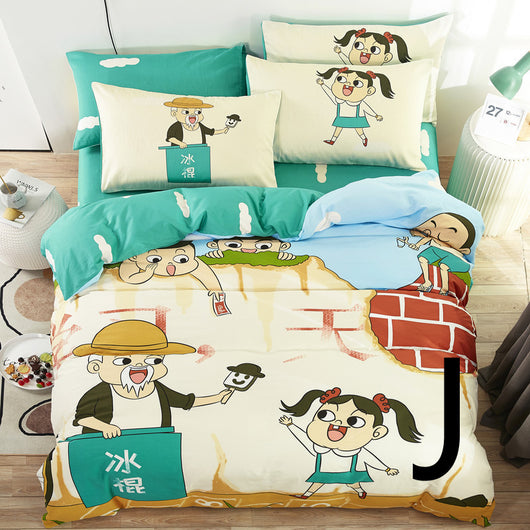 Juego de Cama Infantil con Diseños Animados Divertidos - Image 38