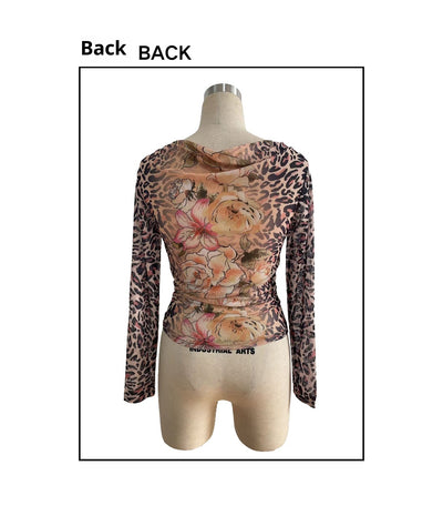 Blusa Floral Asimétrica con Capas Elegantes - Image 11