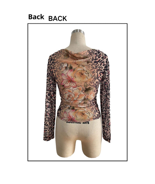 Blusa Floral Asimétrica con Capas Elegantes - Image 11