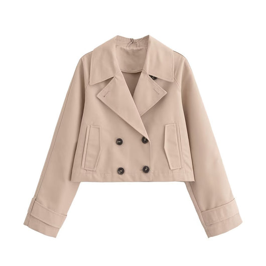 Gabardina Francesa Elegante para Mujer - Abrigo de Manga Larga Estilo Europeo - Image 6