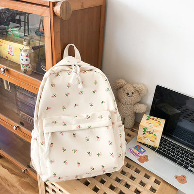 Mochila Escolar Casual Minimalista para Estudiantes - Diseño Veraniego - Image 6