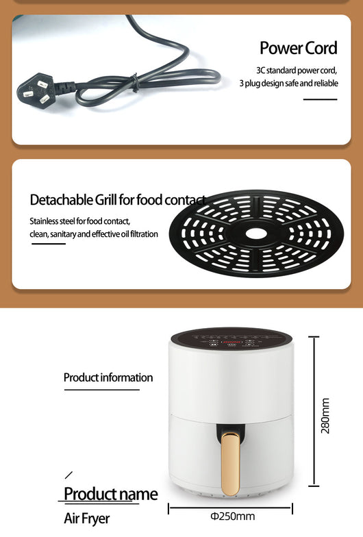 Freidora de Aire de Gran Capacidad para el Hogar - Image 16