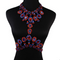 European and American Fashion Popular Diamond Exaggerated Sexy Female Body Chain Red Blue