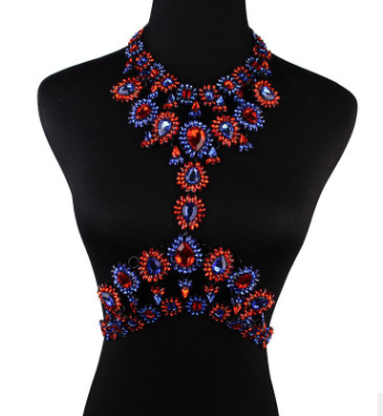 Cadena de Cuerpo Diamantada Sexy - Joyería de Moda Europea y Americana - Image 8