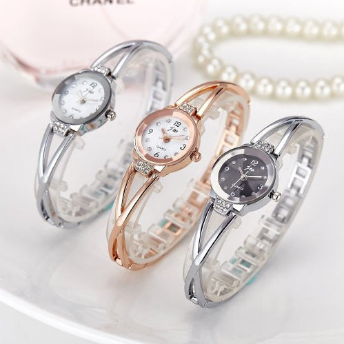 Reloj de pulsera para mujer con correa de acero