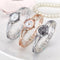 Reloj de pulsera para mujer con correa de acero