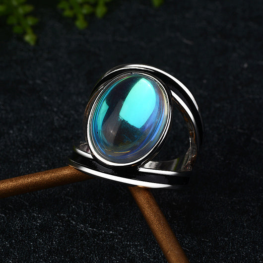 Anillo de Piedra de Luna Multicolor - Image 7