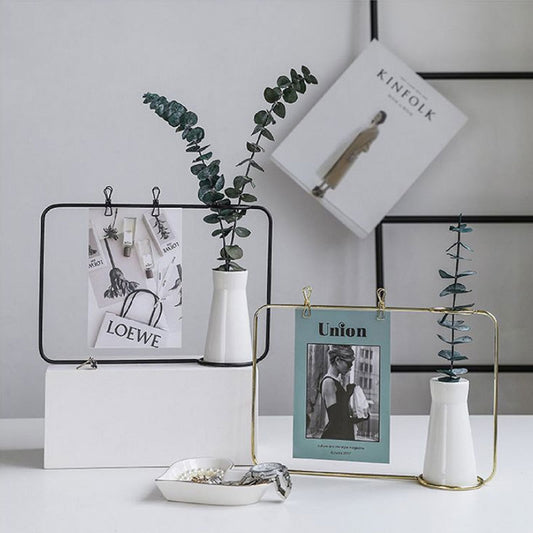 Florero Organizador de Notas y Decoración