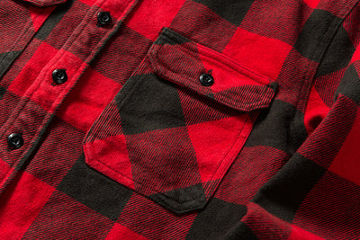 Camisa Franela Gruesa Estilo Americano para Hombre - Image 16